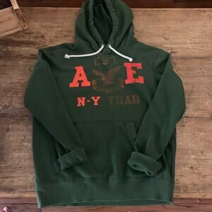 American Eagle Green Hoodie Small